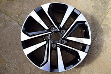 Load image into Gallery viewer, 1x Alufelge 16 Zoll 6.5&quot; 5x112 48ET Glanz Schwarz 5TA601025 VW Touran Rim Wheel