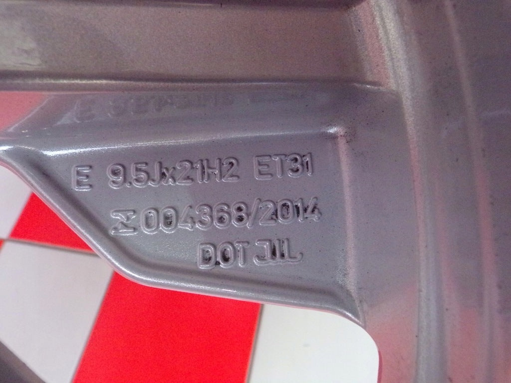 1x Alufelge 21 Zoll 9.5" 5x112 31ET Glanz Silber 4M0601025K Audi Q7 Rim Wheel FEL4052886065ly