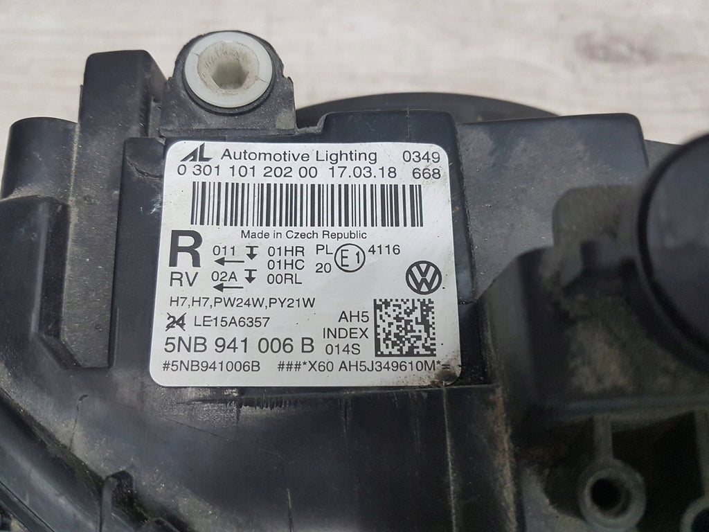 Frontscheinwerfer VW Tiguan 5NB941006B Rechts Scheinwerfer Headlight SCH6288088684qn