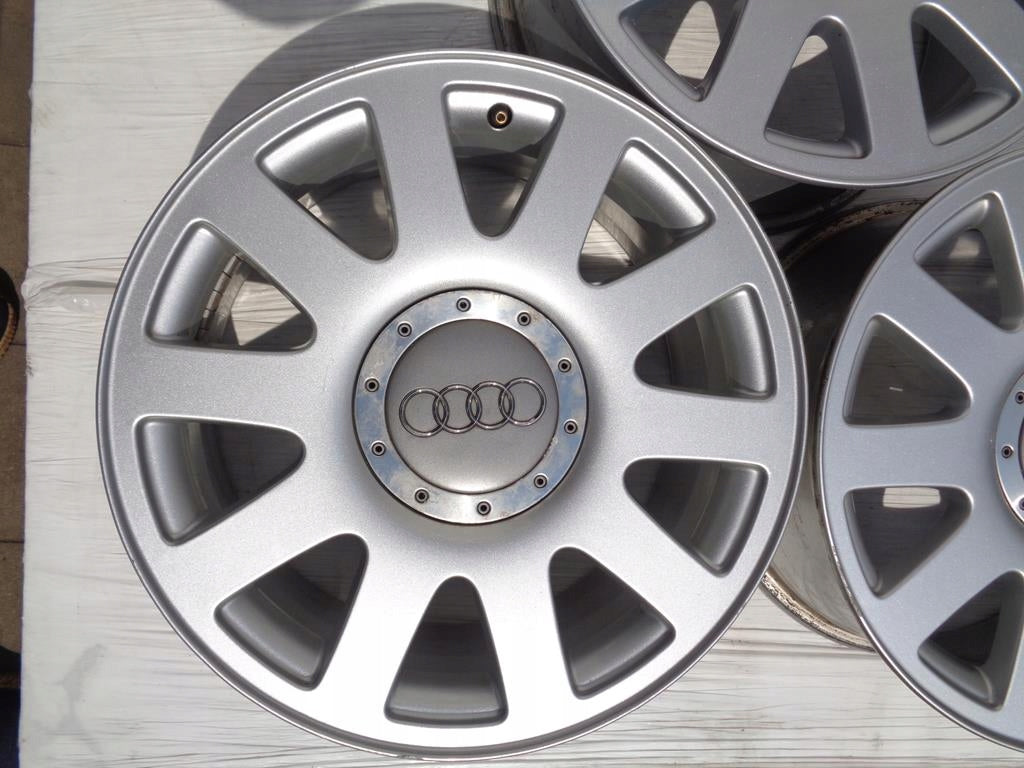 1x Alufelge 16 Zoll 7.0" 5x112 45ET Glanz Silber 4A0601025P Audi B5 Rim Wheel