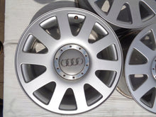 Load image into Gallery viewer, 1x Alufelge 16 Zoll 7.0&quot; 5x112 45ET Glanz Silber 4A0601025P Audi B5 Rim Wheel