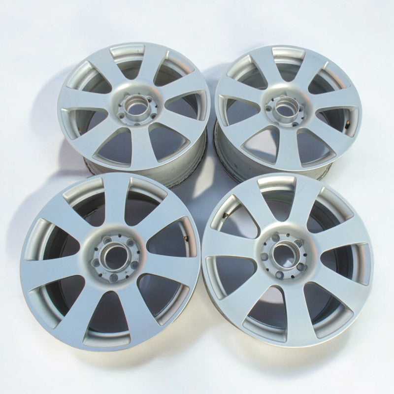 4x Alufelge 17 Zoll 8.0" 5x112 43ET Glanz Silber A2214010202 Mercedes-Benz W221