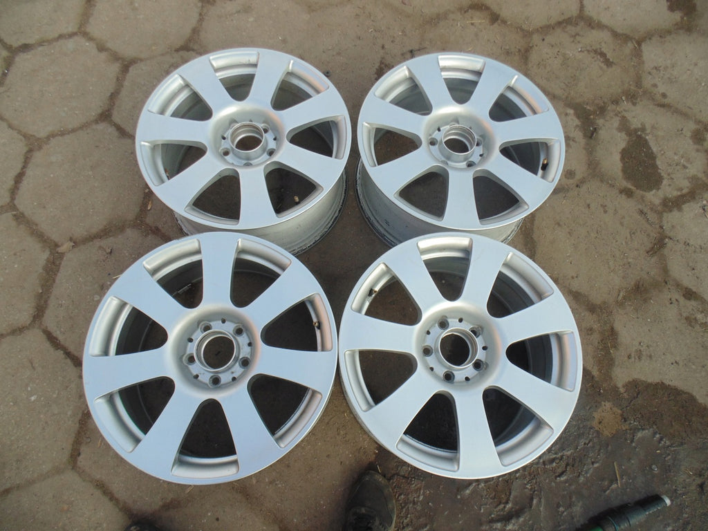 4x Alufelge 17 Zoll 8.0" 5x112 43ET Glanz Silber A2214010202 Mercedes-Benz W221