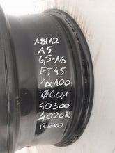 Load image into Gallery viewer, 1x Alufelge 16 Zoll 6.5" 4x100 45ET Glanz Schwarz 403004026R Renault Rim Wheel FEL6282605289ou