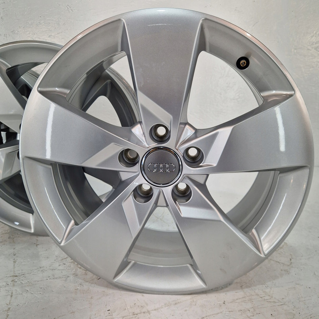 4x Alufelge 17 Zoll 7.0" 5x112 47ET Glanz Silber 8S0601025J Audi Rim Wheel FEL4298186295xh