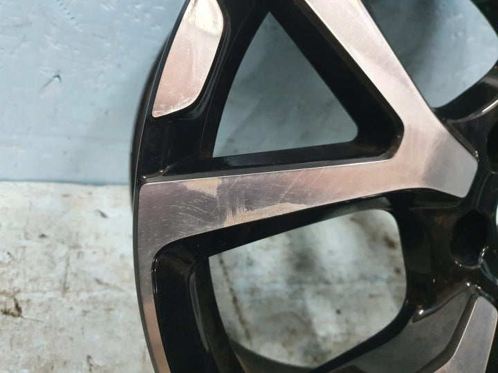 1x Alufelge 19 Zoll 7.5" 5x108 48ET Glanz Schwarz 9845457780 Citroën C3 Aircross FEL2208461220dh