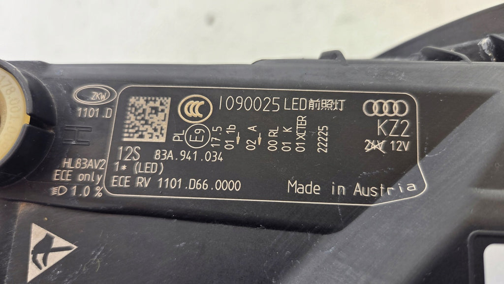 Frontscheinwerfer Audi Q3 83A941034 Rechts Scheinwerfer Headlight SCH2517313830te