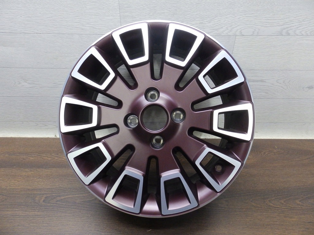 1x Alufelge 15 Zoll 5.5" 4x100 41ET F0601025AL Seat Mii Rim Wheel FEL7865839228on