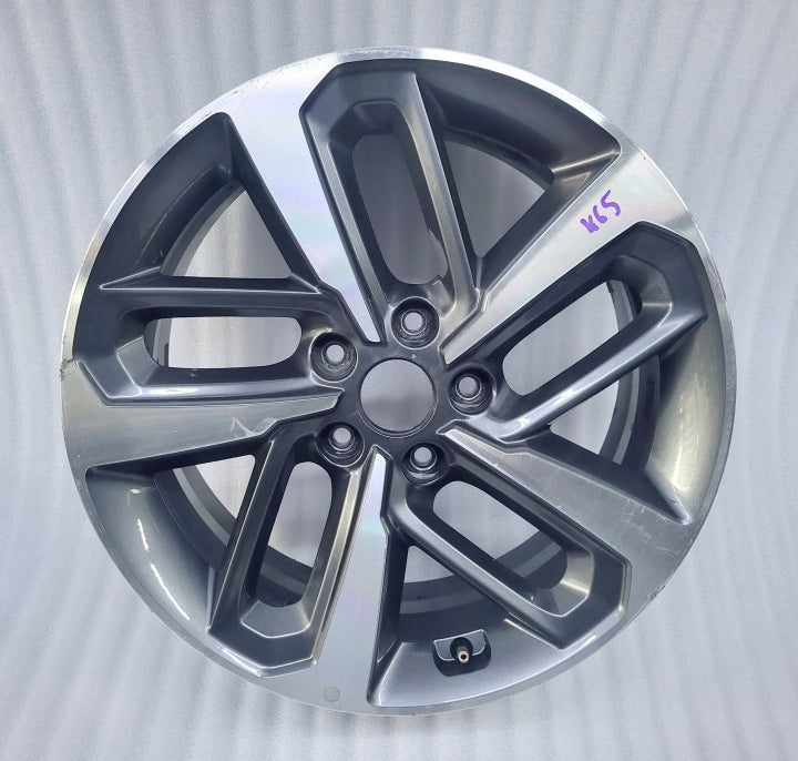 1x Alufelge 18 Zoll 7.5" 5x114.3 52ET Glanz Silber 52910-J9300 Hyundai Kona Mg FEL3388065002ui