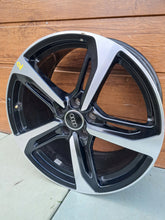 Load image into Gallery viewer, 1x Alufelge 19 Zoll 9.0" 5x112 52ET Glanz Schwarz 8S0601025T Audi Tt Rim Wheel FEL2839369636ne