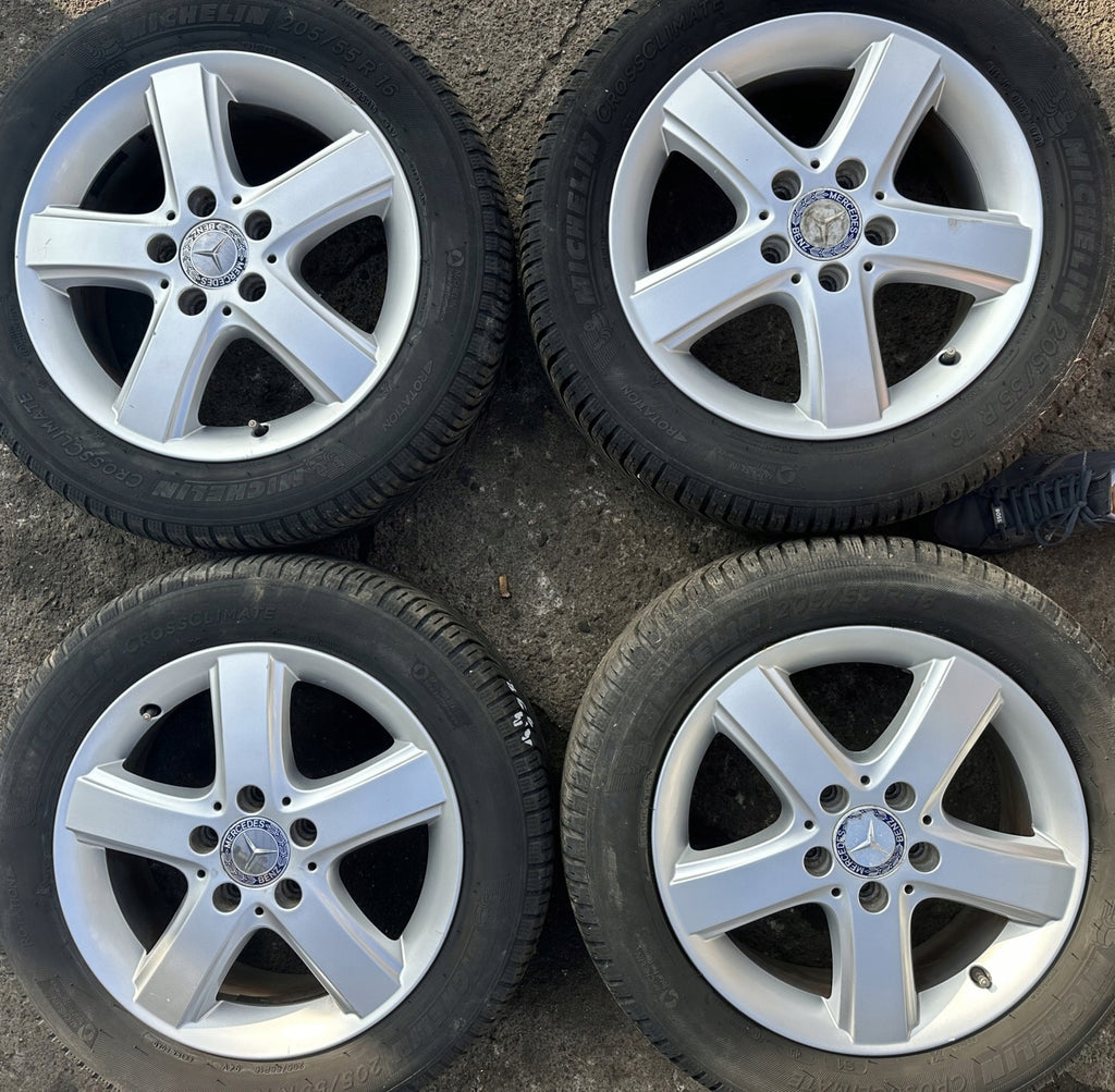1x Alufelge 16 Zoll 5x112 Mercedes-Benz W245 Rim Wheel FEL4604070470fy
