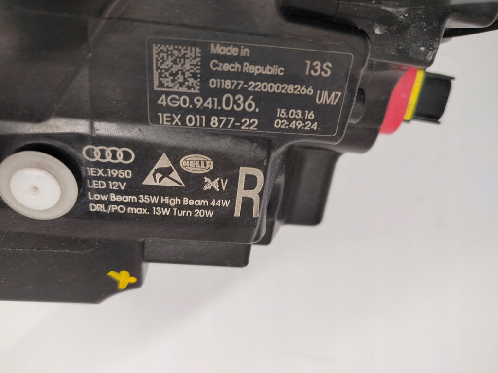 Frontscheinwerfer Audi A6 C7 4G0941036 Rechts Scheinwerfer Headlight