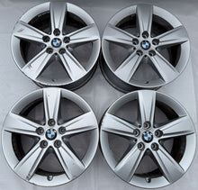 Laden Sie das Bild in den Galerie-Viewer, 4x Alufelge 17 Zoll 7.5" 5x112 54ET Glanz Silber BMW6855087 BMW Rim Wheel FEL1764327056tv