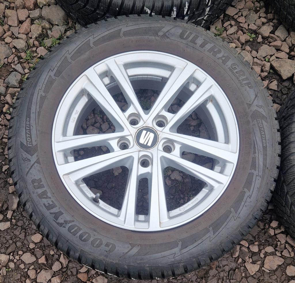 4x Alufelge 16 Zoll 6.0" 5x112 43ET Silber SE026016 Mg I Rim Wheel FEL4061513423de