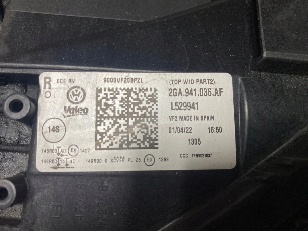 Frontscheinwerfer VW Troc T-Roc 2GA941036 LED Rechts Scheinwerfer Headlight