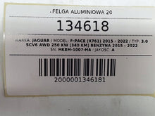 Laden Sie das Bild in den Galerie-Viewer, 1x Alufelge 20 Zoll 8.5" 5x108 45ET Glanz Schwarz HK8M1007HA Jaguar F-Pace X761 FEL4921762499rx