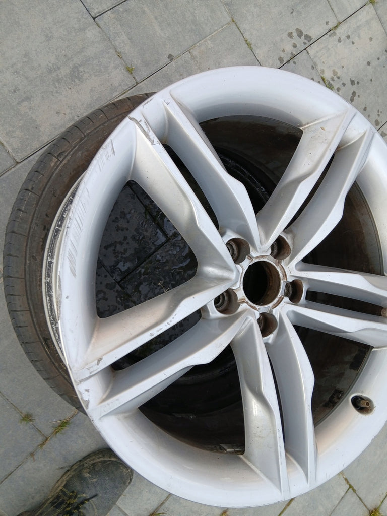 1x Alufelge 19 Zoll 8.5" 5x112 32ET Glanz Schwarz 8T0601025H Audi A5 Rim Wheel FEL2988536070sp