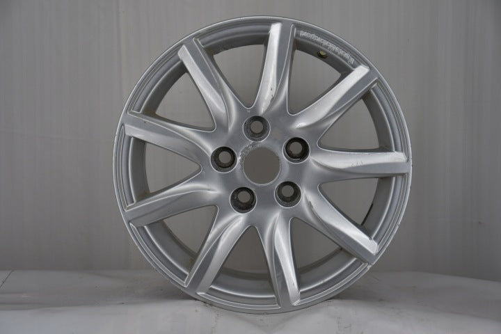 1x Alufelge 16 Zoll 6.5" 5x114.3 39ET Glanz Silber PZ406-E8675 Toyota Rim Wheel FEL5882525534ln