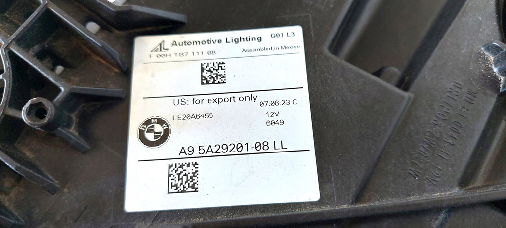 Frontscheinwerfer BMW X3 G01 G02 5A29201-08 Full LED Links Headlight SCH8451791022lf