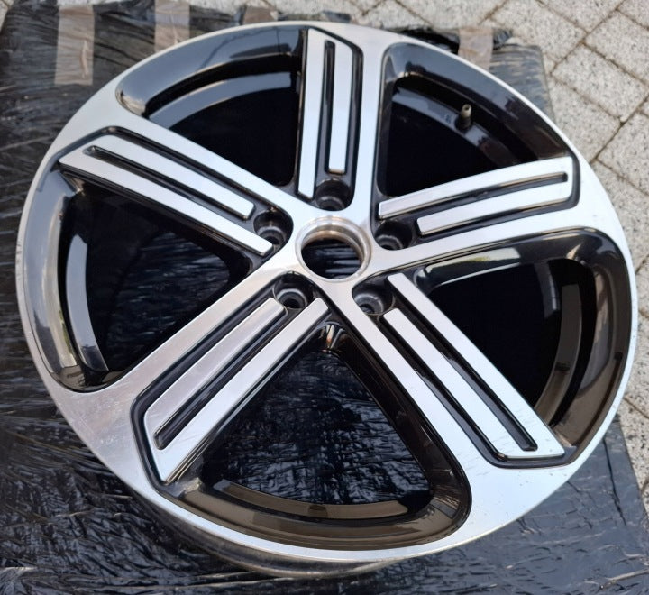 1x Alufelge 18 Zoll 7.5" 5x112 49ET Glanz Schwarz 5G0601025AG VW I Rim Wheel FEL4594467621zj