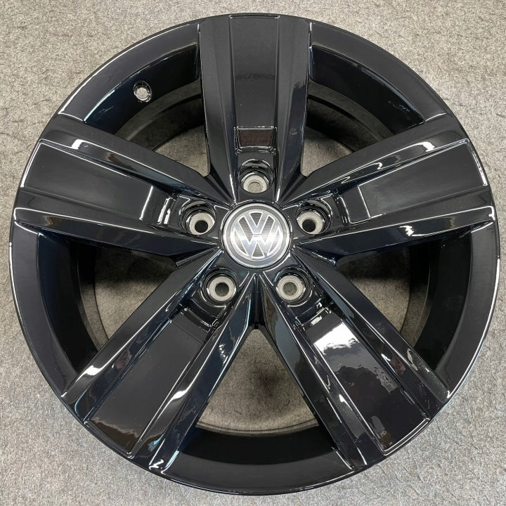 4x Alufelge 17 Zoll 7.0" 5x120 55ET Glanz Schwarz 7E0601025P VW Multivan FEL7203575149az