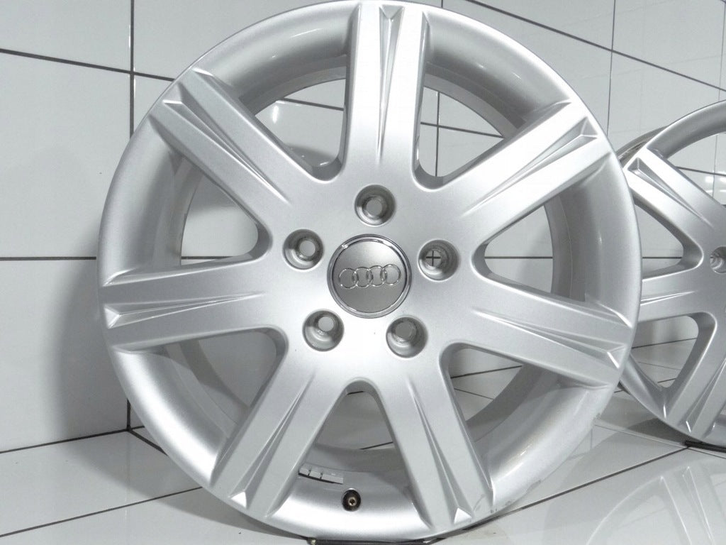 4x Alufelge 18 Zoll 7.5" 5x130 53ET Silber 4L0071498F Audi Rim Wheel FEL1550211605sz