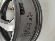 Load image into Gallery viewer, 1x Alufelge 15 Zoll 6.0&quot; 4x100 47ET Silber 52910-C8800 Hyundai Rim Wheel