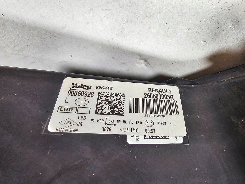 Frontscheinwerfer Renault Megane IV 260601093R Ein Satz Scheinwerfer Headlight SCH2814400534ym