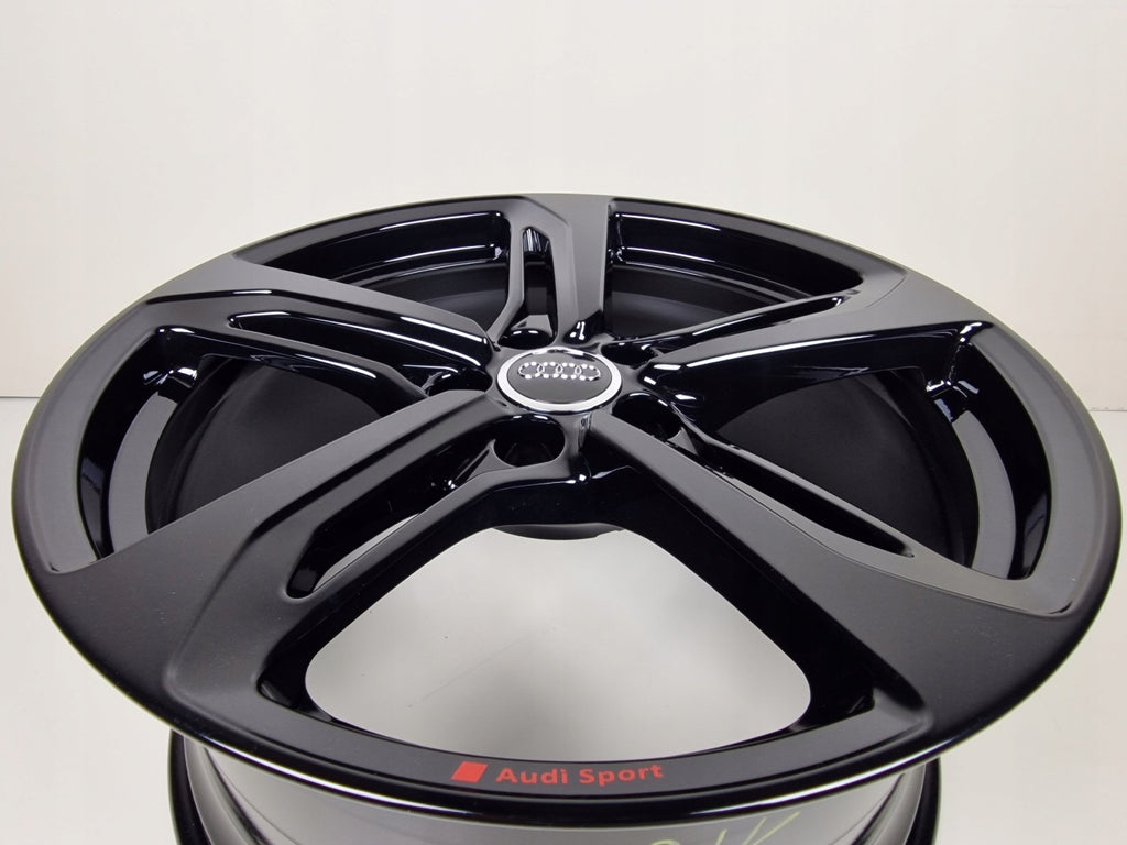 4x Alufelge 19 Zoll 9.0" 5x112 52ET Glanz Schwarz Audi Rim Wheel FEL4912571536on