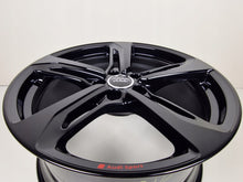 Laden Sie das Bild in den Galerie-Viewer, 4x Alufelge 19 Zoll 9.0" 5x112 52ET Glanz Schwarz Audi Rim Wheel FEL4912571536on