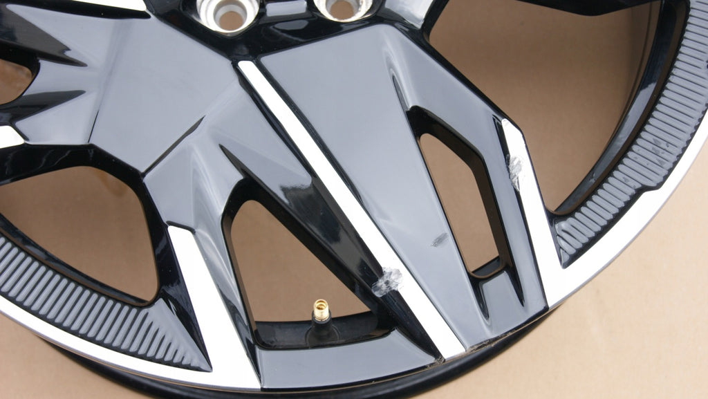 1x Alufelge 19 Zoll 7.5" 5x108 50ET Glanz Schwarz 9842668980 Peugeot Rim Wheel FEL4572635353aj