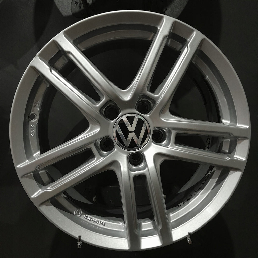 4x Alufelge 17 Zoll 7.0" 5x112 48 5ET Glanz Silber KBA51743 Rim Wheel FEL1649914370ds