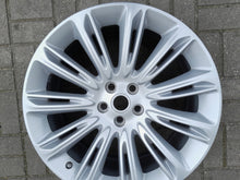 Load image into Gallery viewer, 1x Alufelge 22 Zoll 9.5" 5x120 49ET Glanz Silber JK521007 Land Rover Sport FEL5018596120uq
