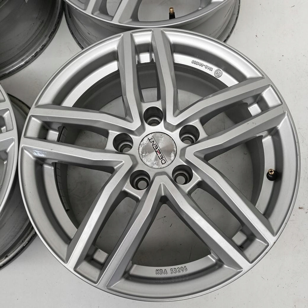 4x Alufelge 16 Zoll 6.5" 5x112 41ET Glanz Silber KBA53206 Audi I Rim Wheel FEL9197207197bg