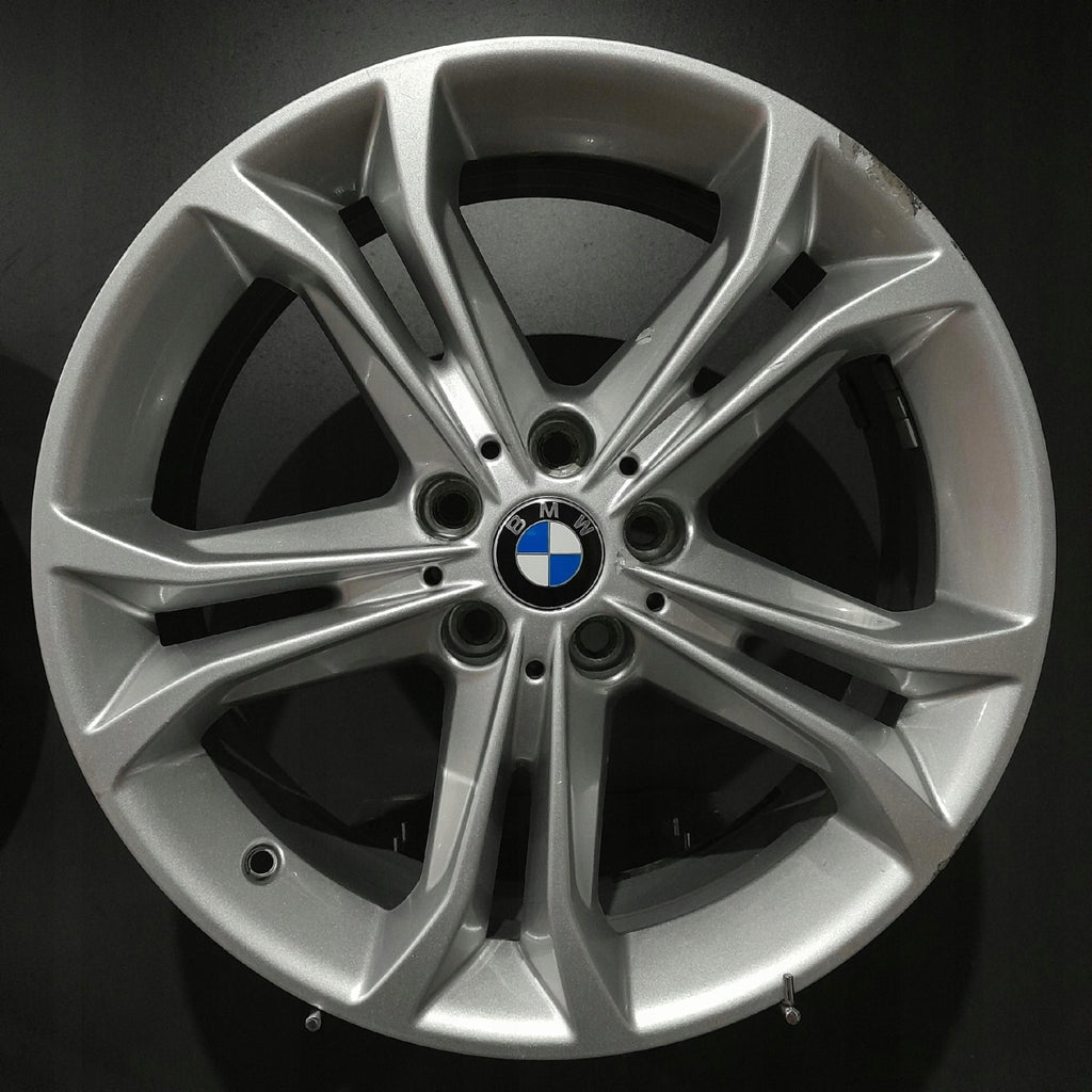 1x Alufelge 18 Zoll 7.0" 5x112 22ET Glanz Silber 6876918 BMW G01 G02 Rim Wheel FEL8682975851gy