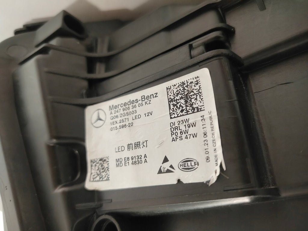 Frontscheinwerfer Mercedes-Benz W247 A2479063605 Full LED Rechts Headlight SCH7818567496ma