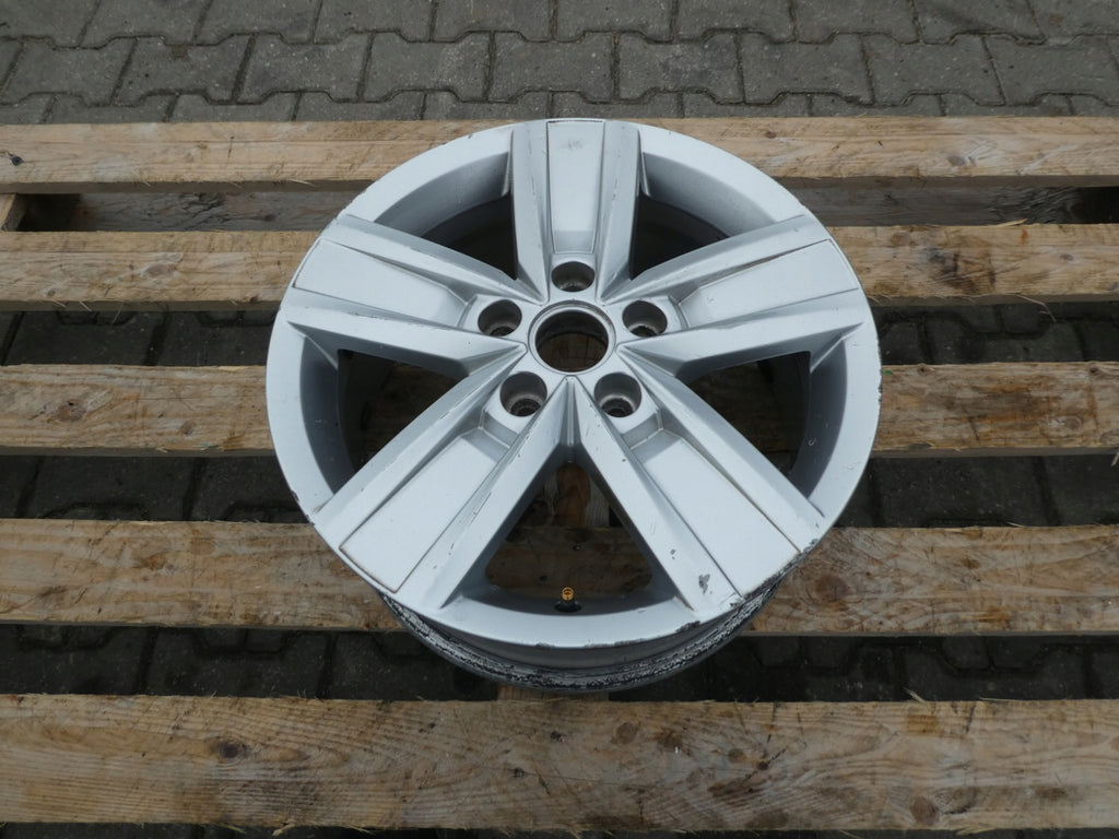 1x Alufelge 17 Zoll 6.5" 5x120 55ET 7E0601025P VW Transporter Rim Wheel FEL3124394717lo