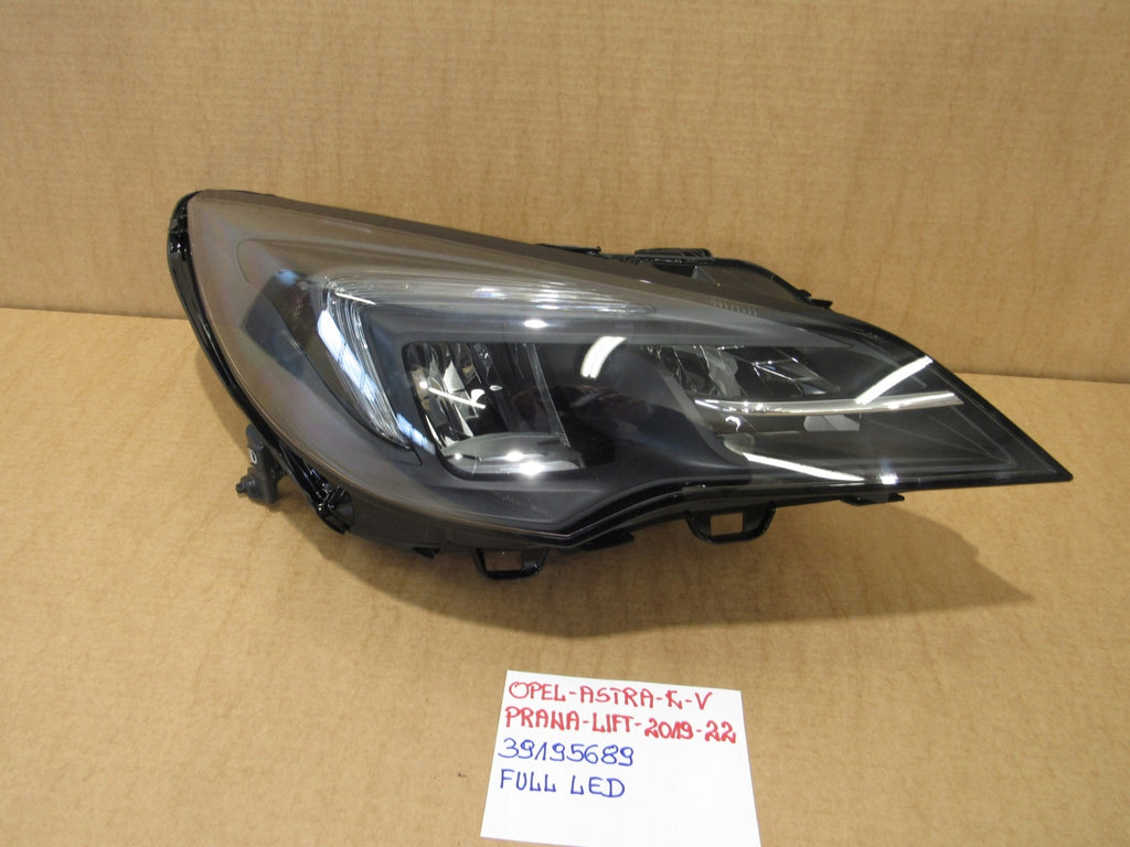 Frontscheinwerfer Opel Astra K 39195689 Full LED Rechts Scheinwerfer Headlight SCH6154421935wh