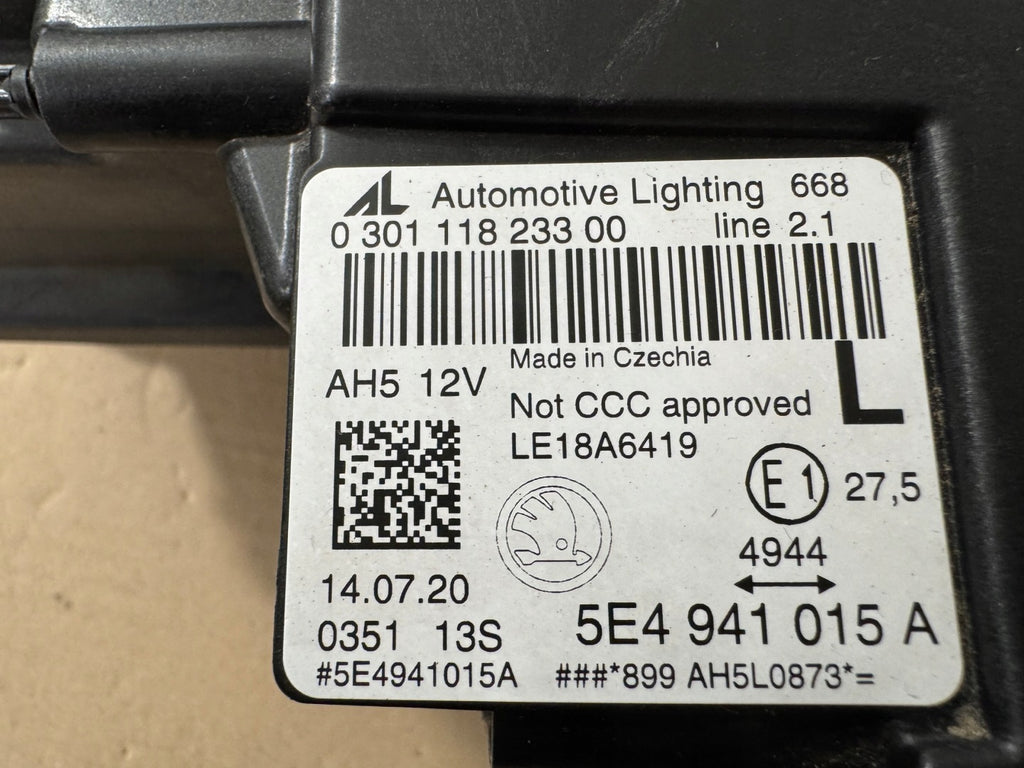 Frontscheinwerfer Skoda Octavia IV 5E4941015 Links Scheinwerfer Headlight SCH6176926269jq