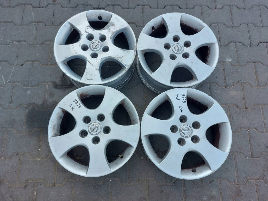 4x Alufelge 16 Zoll 6.5" 5x114.3 40ET Nissan I Z Rim Wheel FEL9070389788as