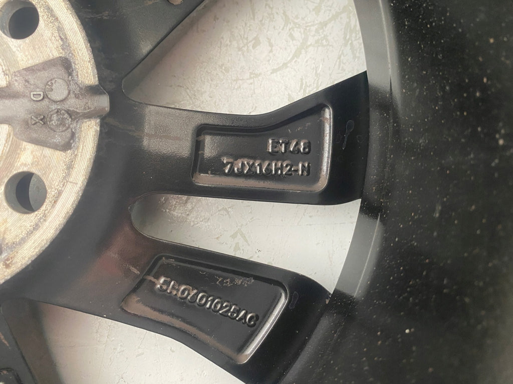 1x Alufelge 16 Zoll 7.0" 5x112 48ET Glanz Schwarz 5H0601025AC VW Golf Viii FEL6795830605la
