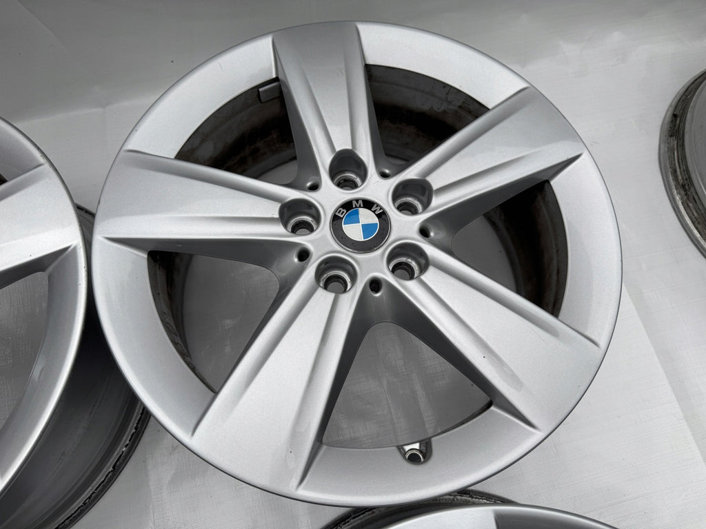 4x Alufelge 17 Zoll 7.5" 5x112 54ET Glanz Silber BMW6855087 BMW Rim Wheel FEL1764327056tv
