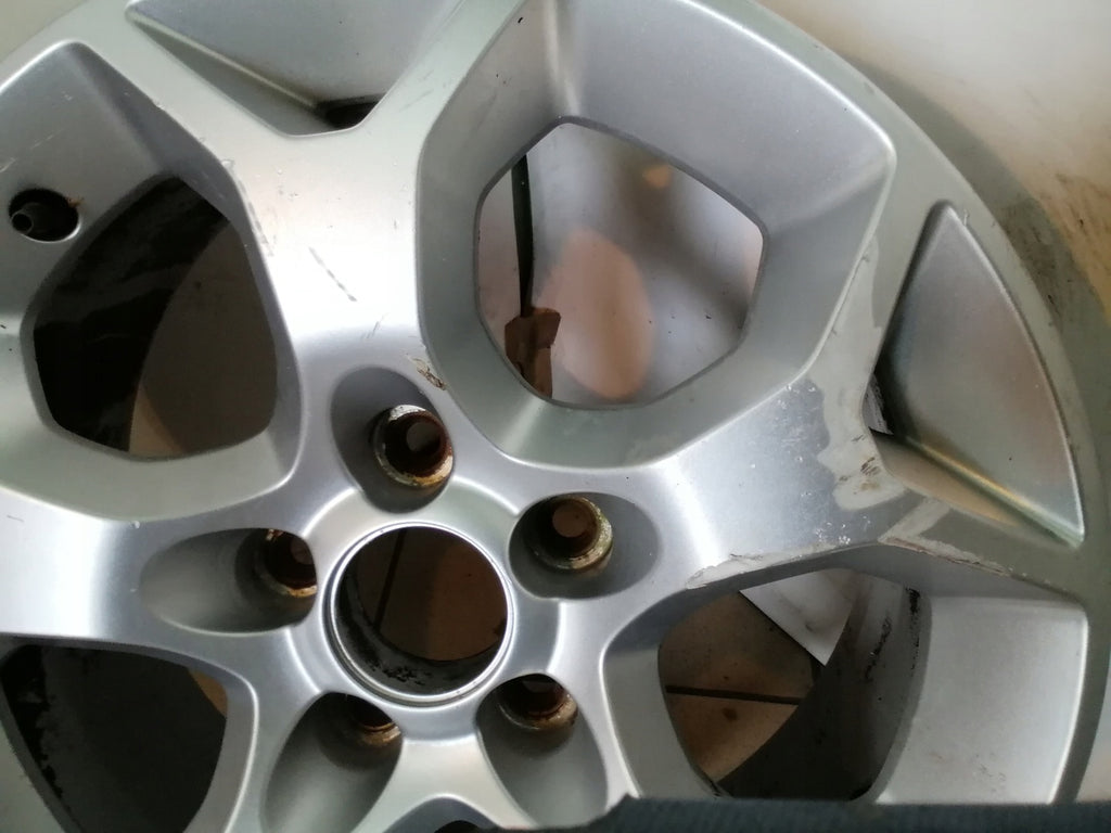 1x Alufelge 16 Zoll 6.5" 5x110 37ET Glanz Silber Opel Astra Zafira Rim Wheel FEL9986827065gb