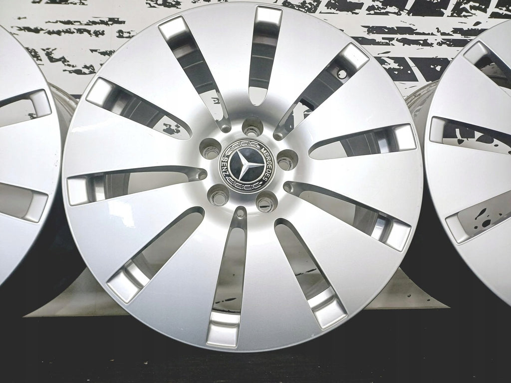 4x Alufelge 17 Zoll 7.0" 5x112 48 5ET Silber Mercedes-Benz W205 W204 Rim Wheel FEL6793868362xz