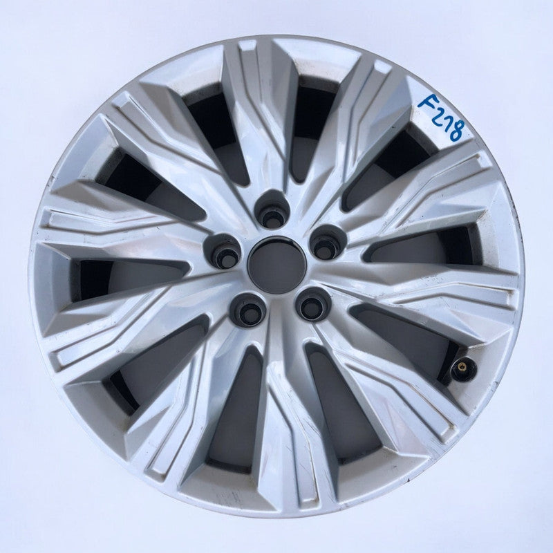 1x Alufelge 18 Zoll 7.5" 5x112 39ET Glanz Silber 8W0071498 Audi A4 B9 Rim Wheel