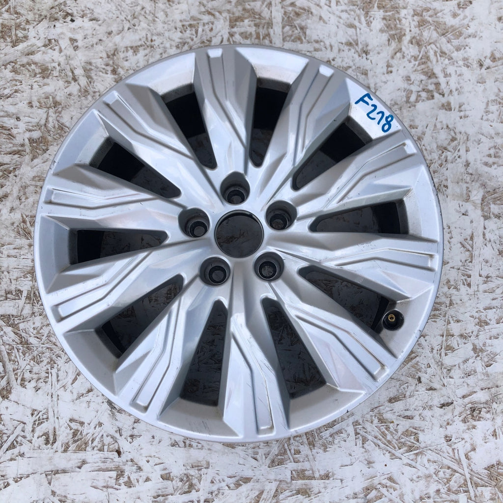 1x Alufelge 18 Zoll 7.5" 5x112 39ET Glanz Silber 8W0071498 Audi A4 B9 Rim Wheel