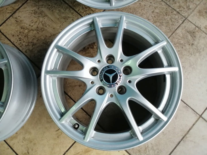 4x Alufelge 16 Zoll 6.5" 5x112 49ET A2464011302 Mercedes-Benz Rim Wheel FEL7214370228lo