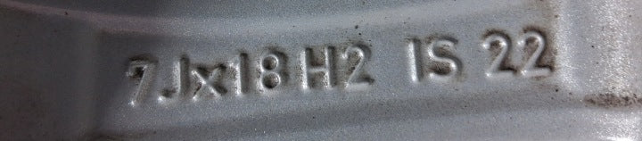1x Alufelge 18 Zoll 7.0" 5x112 22ET Glanz Silber 6880047 BMW G01 Rim Wheel FEL3279600909ln
