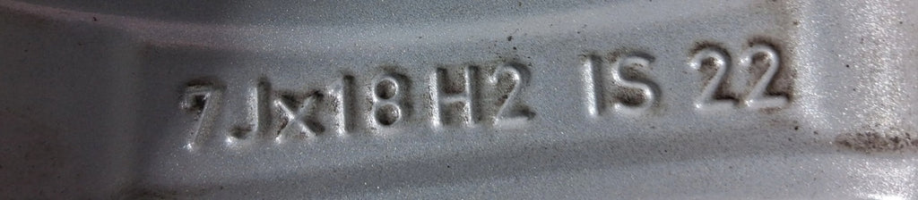 1x Alufelge 18 Zoll 7.0" 5x112 22ET Glanz Silber 6880047 BMW G01 Rim Wheel FEL3279600909ln