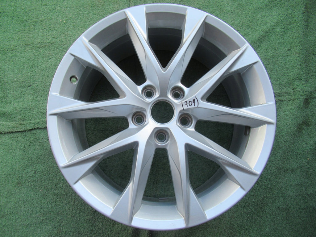 1x Alufelge 18 Zoll 7.5" 5x112 51ET Glanz Silber 5F0601025 Cupra Leon Rim Wheel FEL8476690286io